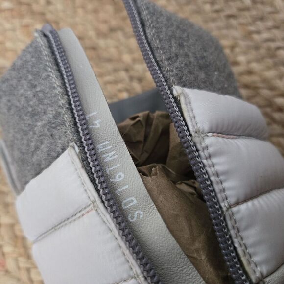 PACIOTTI 4US LEATHER BOOTIe WHITE/GREY/GOLD WOMENS SIZE 41/ US 10 SD16TNM - Picture 5 of 11